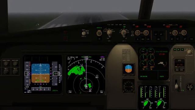 X-Plane 10 - Landing at Groton-New London under the fog. Connecticut. смотреть онлайн