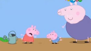 Свинка Пеппа огород дедушки