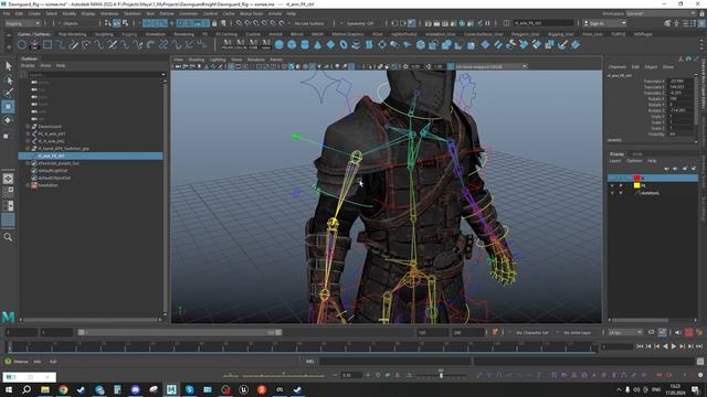 [Maya Rigging] Создание системы переключения IK-FK для рук - смотреть ...