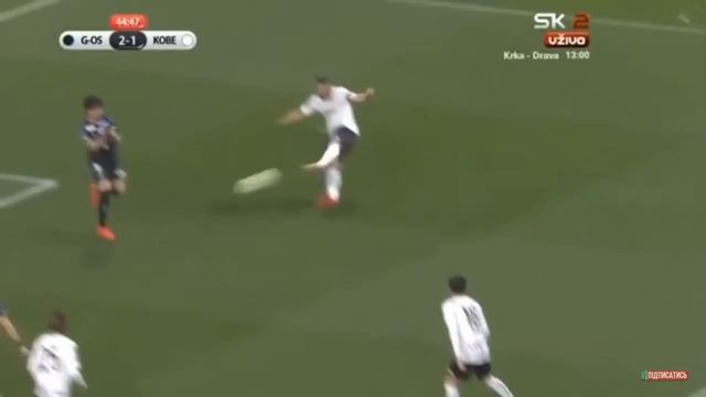 30.03.2019. Гол Лукаша Подольски в ворота Гамба Осака смотреть онлайн