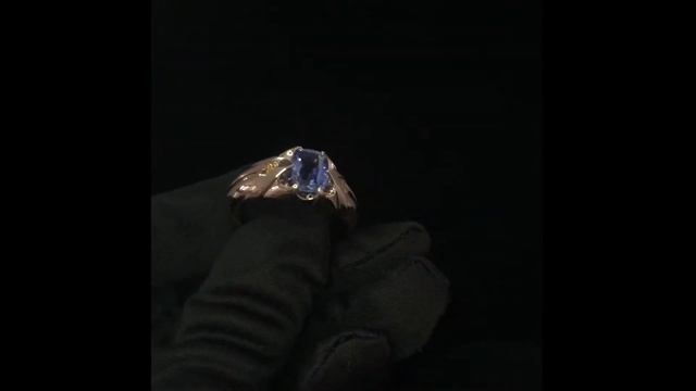 Золотое кольцо с сапфиром смотреть онлайн