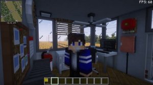 РАБОТАЮ ДЕЖУРНЫМ ПО ПЕРЕЕЗДУ В МАЙНКРАФТ! | ЛАЗУРИТ - MINECRAFT