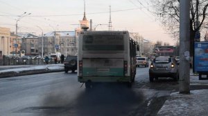 Автобус ЛиАЗ-5256.36 (К 652 СС 22). Покатушки по Барнаулу.