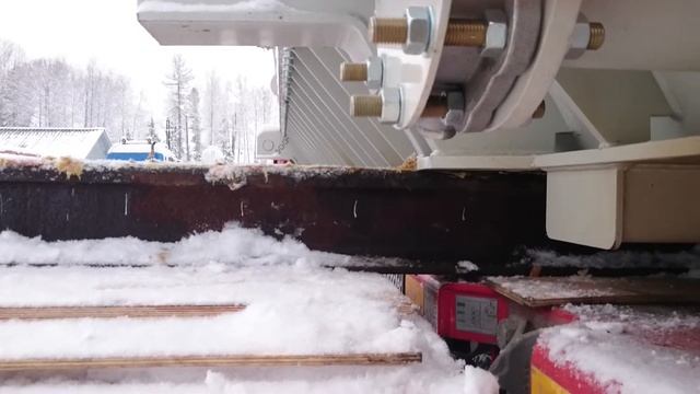 Перемещение по рельсам 100 тонного груза смотреть онлайн