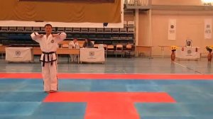 Po-Eun pattern by DPRK Taekwon do ITF demo team По-Ун туль