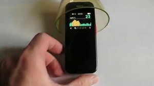 Дозиметр Radex Obsidian в режиме поиска