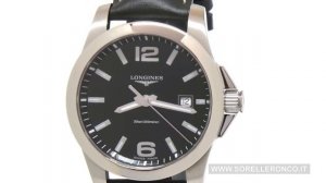 Longines Conquest Quartz Black 41mm L3.759.4.58.3