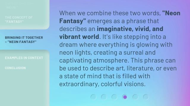 Unveiling the Magic of "Neon Fantasy": A Journey into Vivid Imagery