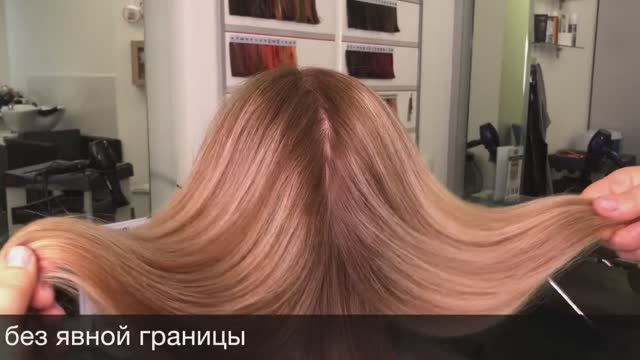 Окрашивание шатуш на длинные русые волосы смотреть онлайн