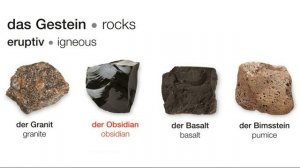 Das Gestein | Deutsch lernen || Learn German |