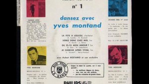 YVES MONTAND - OU ES TU MON AMOUR - EP DANSEZ AVEC - PHILIPS 432 410 BE