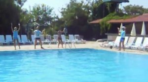 утренний танец аниматоров. Турция 2011