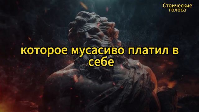 Раскройте искусство дисциплины ( Миямото Мусаси )- Стоические голоса