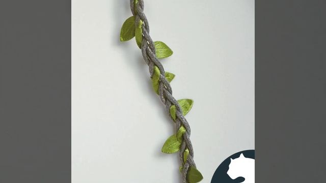 Шпагат крепежный с декоративными листьями, Разноцветный, Лен смотреть онлайн