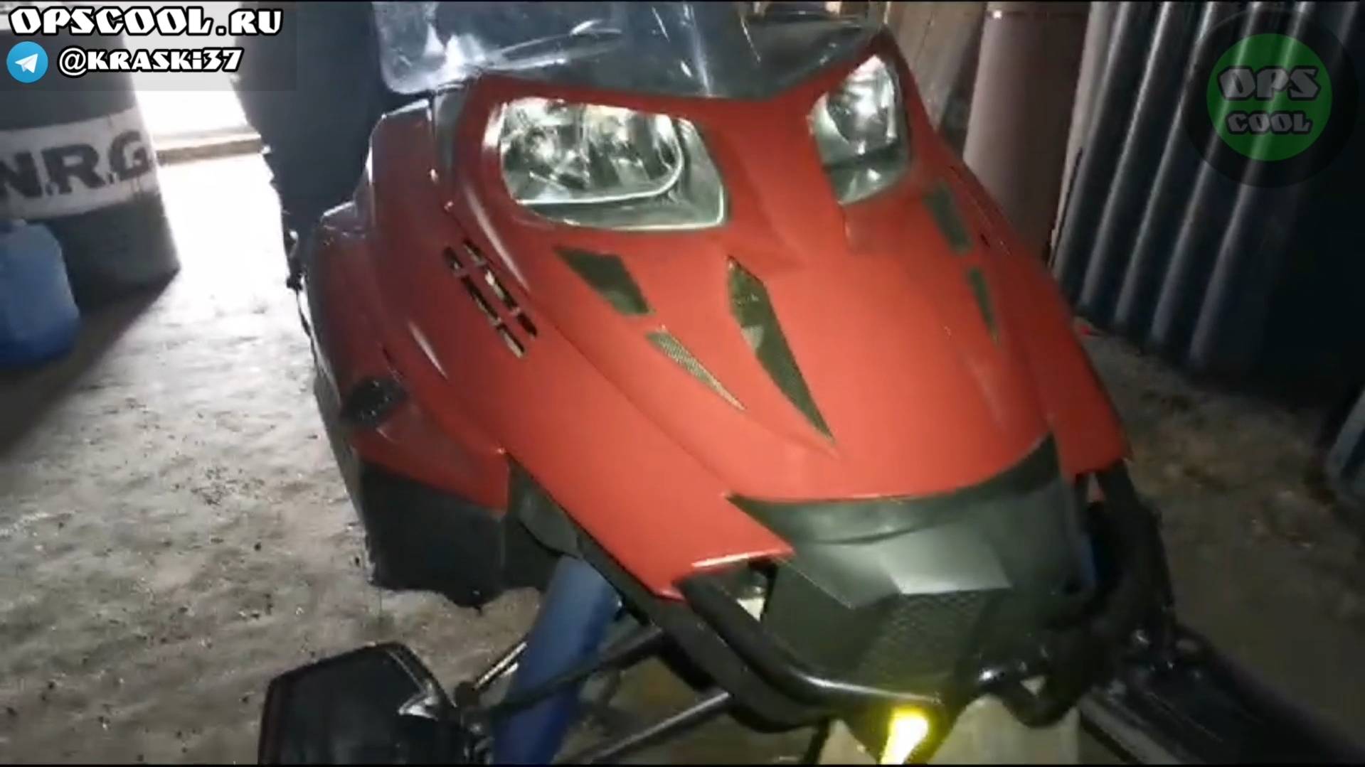 Снегоход Arctic Cat Bearcat. Покрашен нашей полиуретановой эмалью
