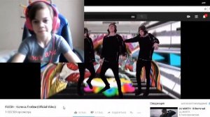 РЕАКЦИЯ ДЕВОЧКИ НА КЛИП FLESH - КОЛЕСА ЛЮБВИ