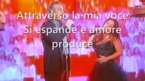 Andrea Bocelli et Helene Segara- Vivo per lei (Lyrics)