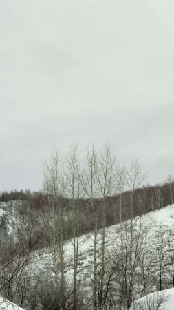 снежок и горы