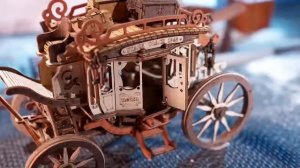 Деревянный конструктор Музыкальный Дилижанс Stagecoach Mechanical AMKA1 от ROKR