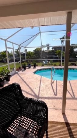 Pelican Paradise outdoor living area before our final design touches @ our clients Airbnb!