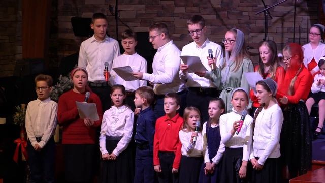 12 27 22 Детское Рождественское Служение пение Великая радость всем людям дана смотреть онлайн
