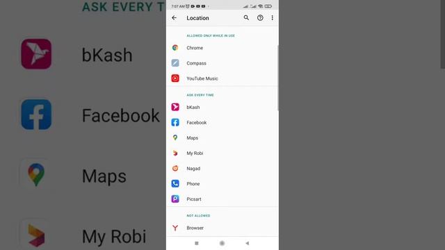Browser & Camera Apps location access in use time | Redmi note 10 & 10pro смотреть онлайн