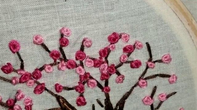 Tree and Flower design for hand embroidery , embroidery designs embroidery hacks #embroideryanddiy