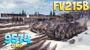 FV215b - 4 Фрагов 9.5K Урона - Вежливый! - Мир Танков