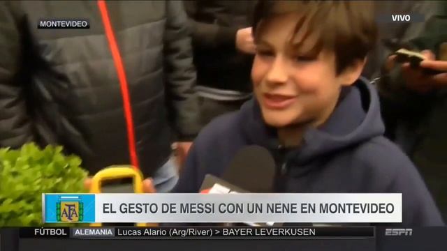 Месси заступился за мальчика / Messi intercede for the boy 2017 смотреть онлайн