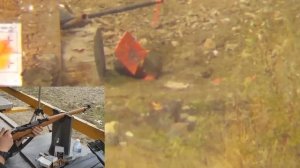 First time shooting the K31 at 300 yards (274 m). Первая стрельба из К31 на 274 м.