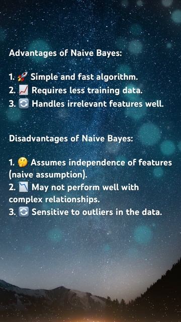 8. Advantages and Disadvantages of Naive Bayes #mlshorts