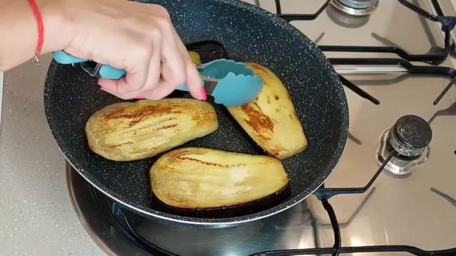 Закуска из баклажан.🍆 Это очень вкусно и очень быстро. 😋 смотреть онлайн