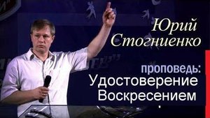 Удостоверение Воскресением Юрий Стогниенко