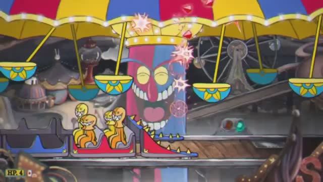Cuphead - Все боссы на сложном режиме в Чернильном острове 2