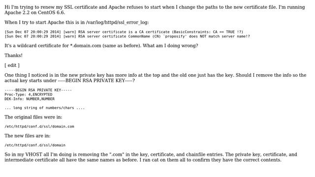 DevOps & SysAdmins: Apache won't start with new certificate смотреть онлайн