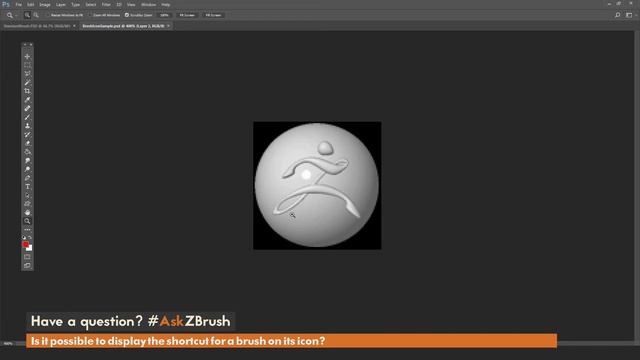 #AskZBrush: “Is it possible to display the shortcut for a brush on its icon?”