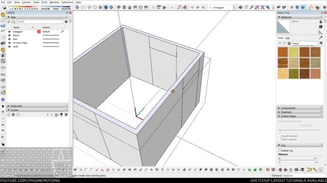 Sketchup Layout 29 - How to Import Layout 2d to Sketchup 3d