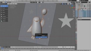 Modeling a balloon penguin - Blender Tutorial