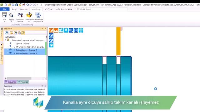 EDGECAM 2023.1 Yenilikleri | Finis Kanal Çevrim ve Unsur Bulma İyileştirmeleri смотреть онлайн