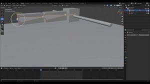 как бросить объект в blender