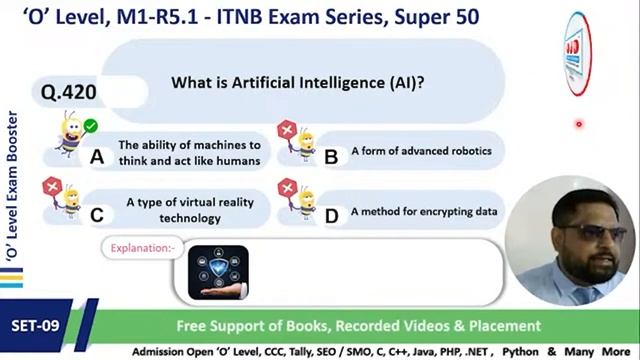 Exam Prepration #NIELIT #OLevel #ITNB SET 09 | Super 50 #Questions |  July 2024 | #MCQ | #Youtube