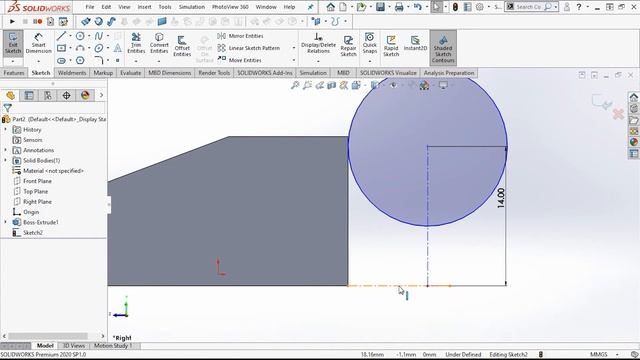 #2 | SOLIDWORKS 3D TUTORIAL: How to design a 3D part in Solidworks? #3Dpart #Solidworktutorial #3D