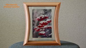Рамка деревянная для фотографии. Фоторамка двухсторонняя / DIY Wooden Photo Frame