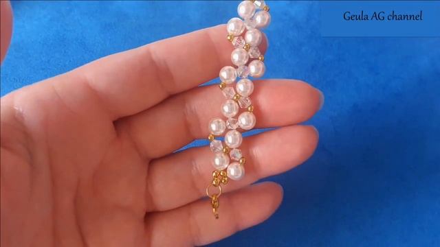 Pearl and Crystal Bracelet #shorts смотреть онлайн