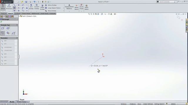Solidworks Basic sketching commands #Tutorial 1