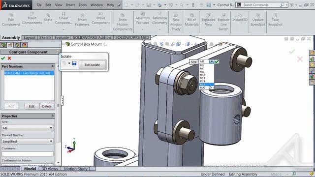Basic การใชงาน SolidWorks Tool Box
