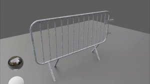 Realistic "security fence" breakdown Blender