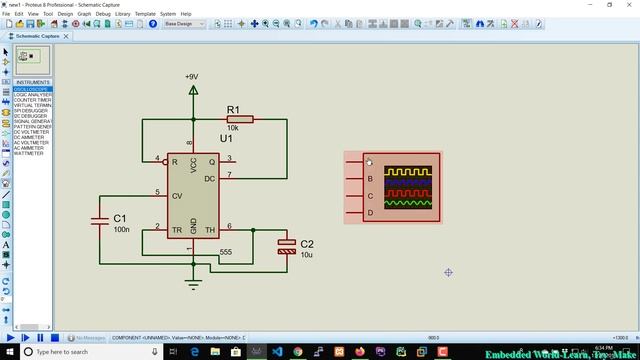 PCB Design Setp by Step Tutorial using Proteus Suite: Circuit VSM Simulation смотреть онлайн