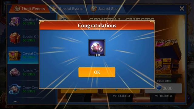 Trials Of Heroes O  Apache Tears - Crystal Chests - Obsidian Pack - 8200 Obsidian  Kim Cuong