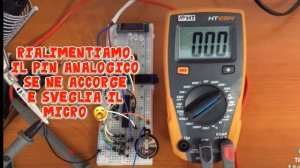 Atmega168/328 in sleep save mode. Orologio senza rtc esterno, con quarzo 32768 su xtal1-xtal2